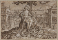 N 006
<br/>
Litterae
<br/>
<em>Straet, Jan van der (Stradanus) (1523-1605)</em>